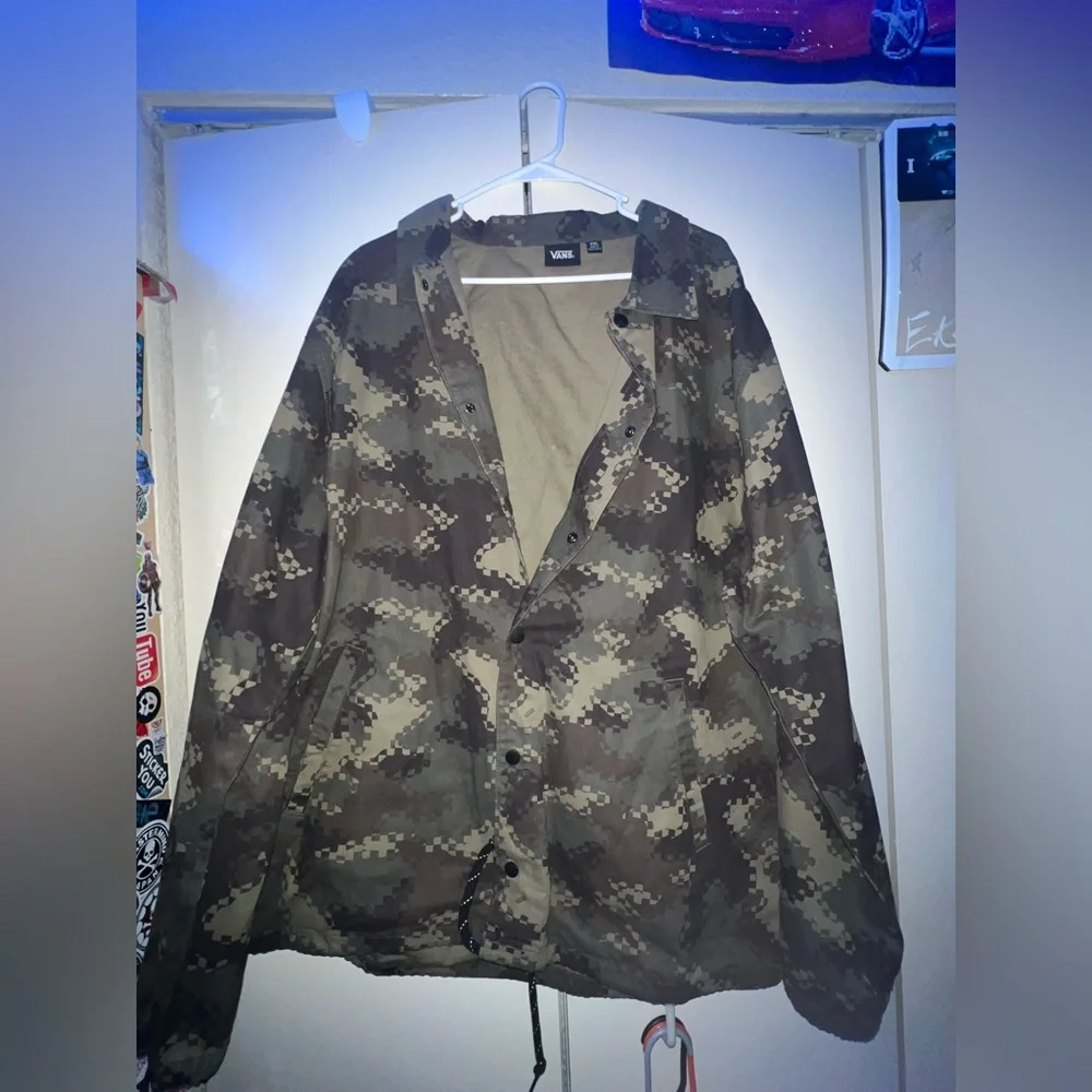 MENS VANS XXL CAMO JACKET - Picture 1 of 3